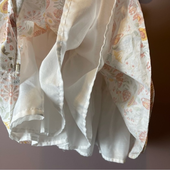 Prairie by Rachel Ashwell Dress Floral Butterfly 2T - Picture 10 of 11